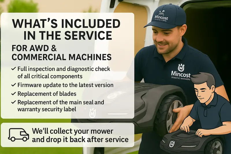 Professional Robotic Mower Service – Awd Or Commercial Tier (Collection & Return) 1