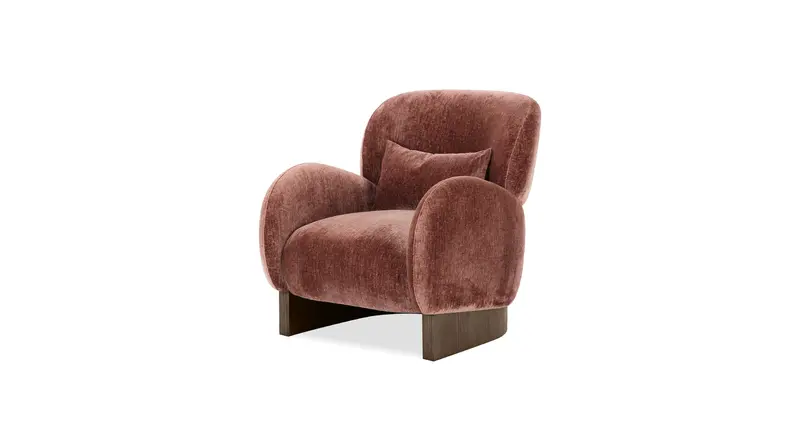 Prune-Tone Cuddle Lounge Chair 3