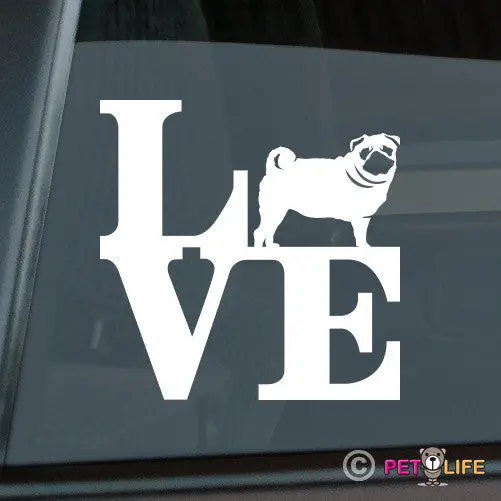 Pug Fan Sticker – Adorable Design For Pug Admirers 1