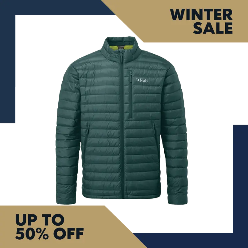 Rab Microlight Insulated Jacket For Men – Pine Green 1