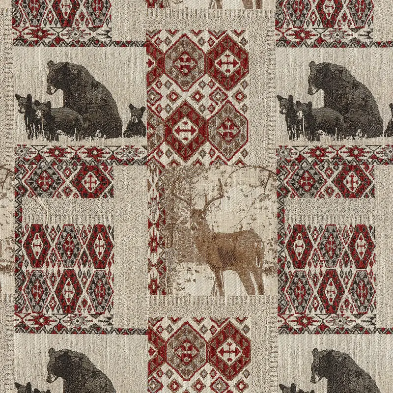 Reddish Premium Performance Fabric Swatch 1