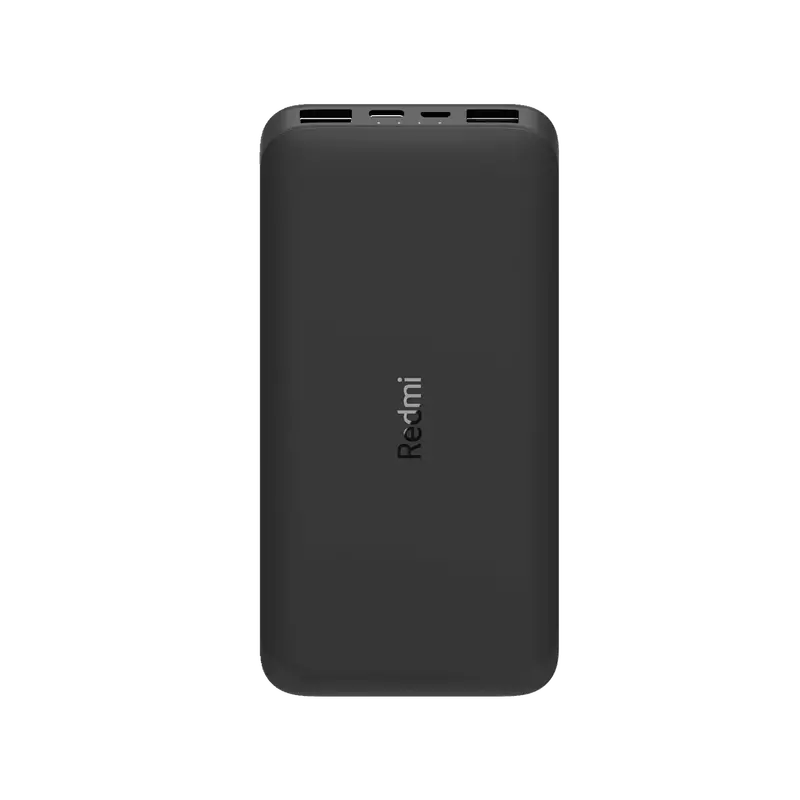 Redmi 10000Mah Portable Power Bank – Sleek Black Design 1