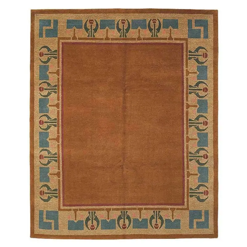 Reduced Arrowroot Persimmon Area Rug 1