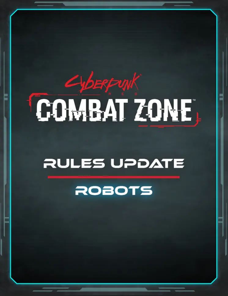 Robot And Drone Rules – Digital Supplement 1