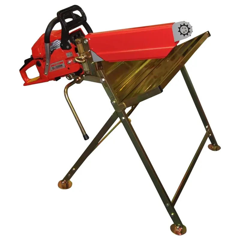 Rocwood Adjustable Sawhorse With Built-In Chainsaw Holder – Model 01506 1