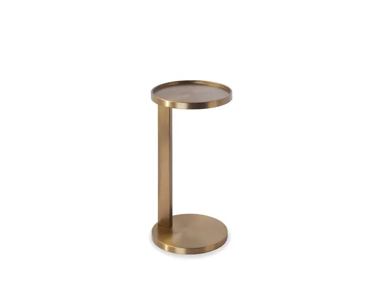 Rookie Metallic Brass Finish End Table 1