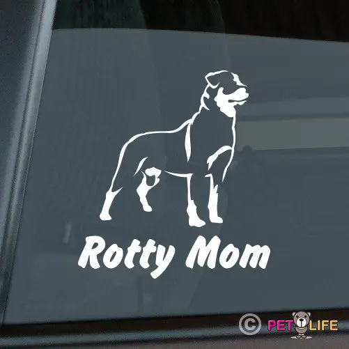 Rottweiler Mom Sticker – For Fiercely Loving Dog Moms 1