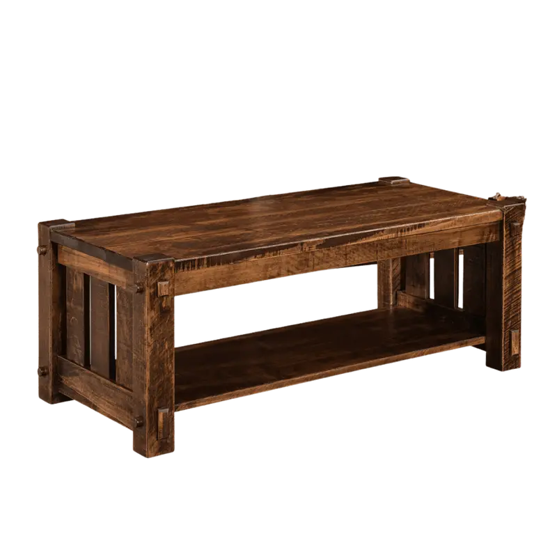 Rough-Sawn Mountain Coffee Table 1