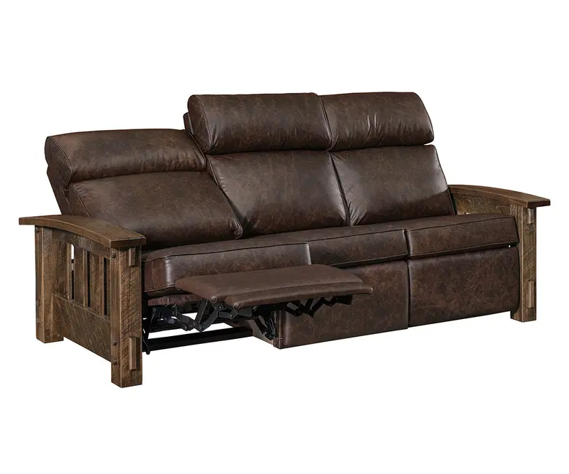 Roughsawn Mountain-Inspired Sofa Recliner 1