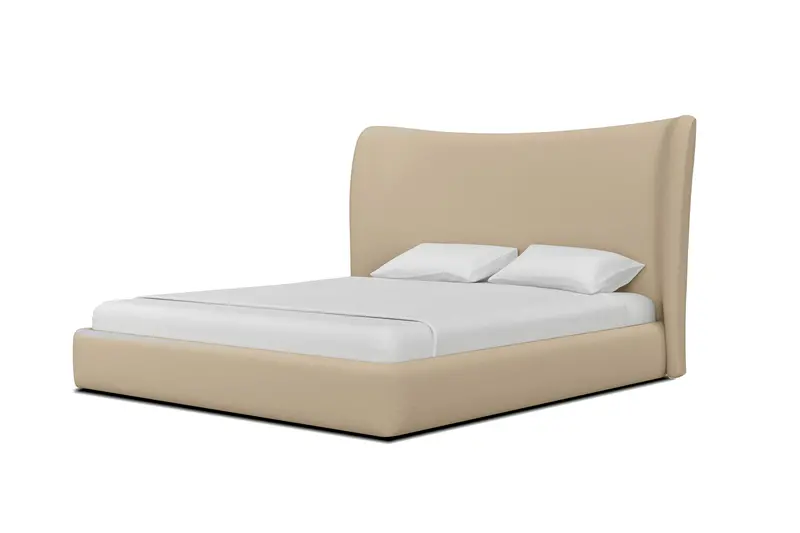 Rowe Ecru Upholstered Storage Bed With Under-Bed Drawers 1