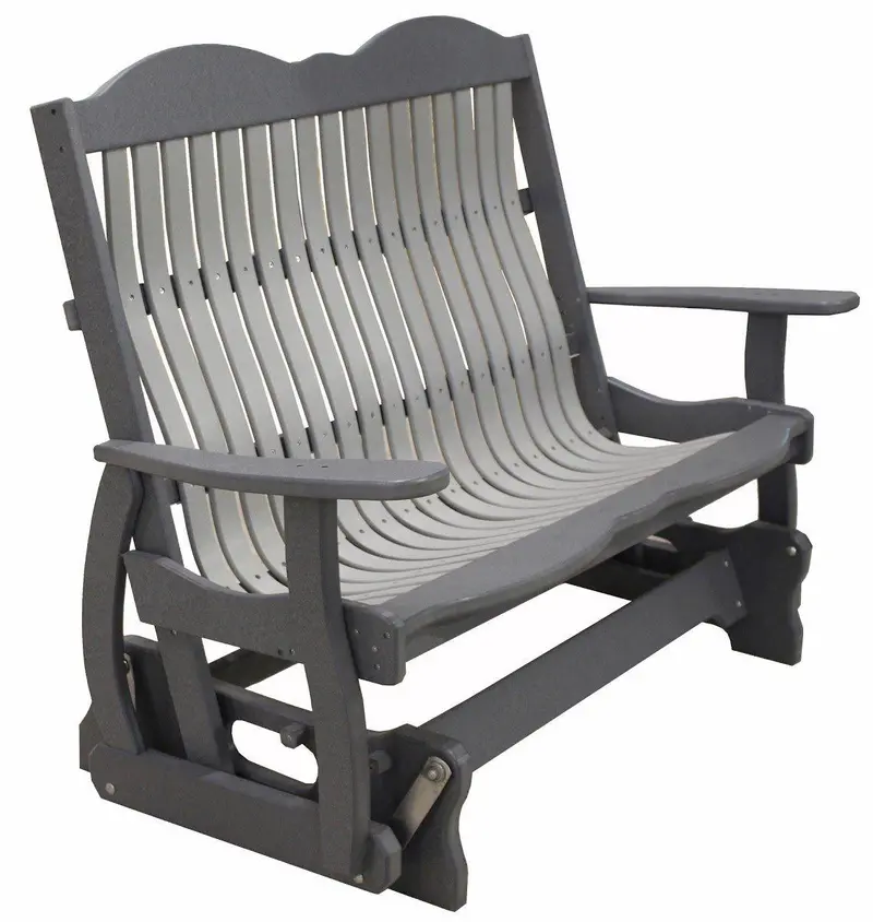 Rustic Cottage-Design Glider Bench 1