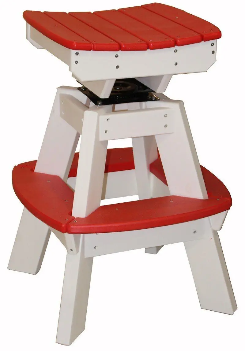 Saddle-Style Counter Stool – Leather-Top Seating 1