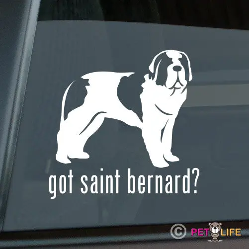 Saint Bernard Enthusiast Decal 1