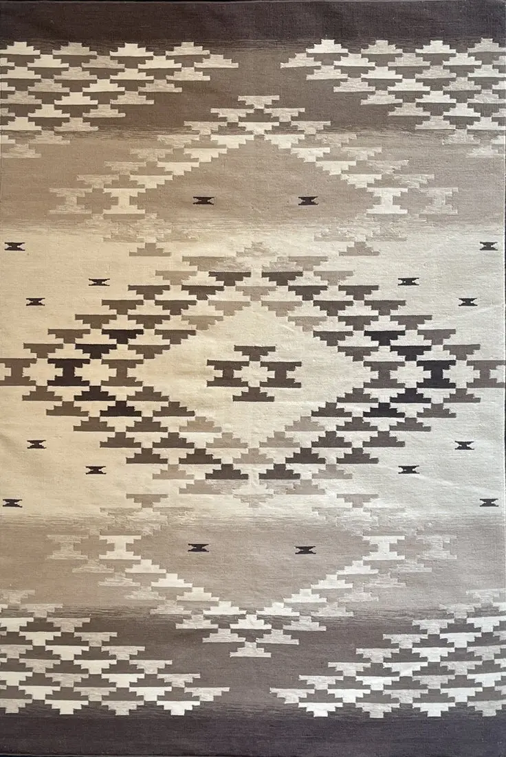 Salt Creek Linen Southwest Hand-Knotted Area Rug By Pendleton 1