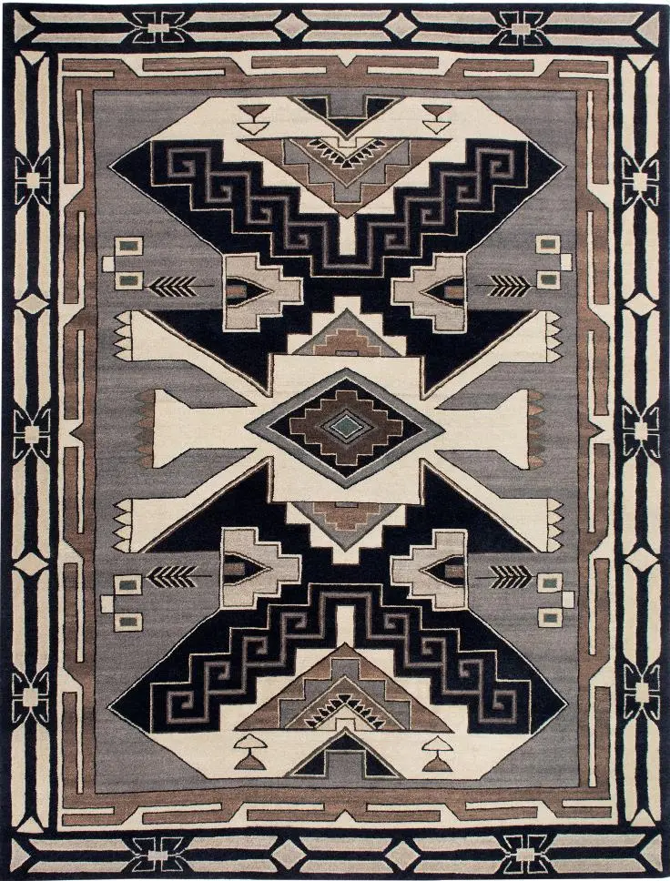 San Mateo Area Rug – Hand-Knotted Southwest Wool Rug 1