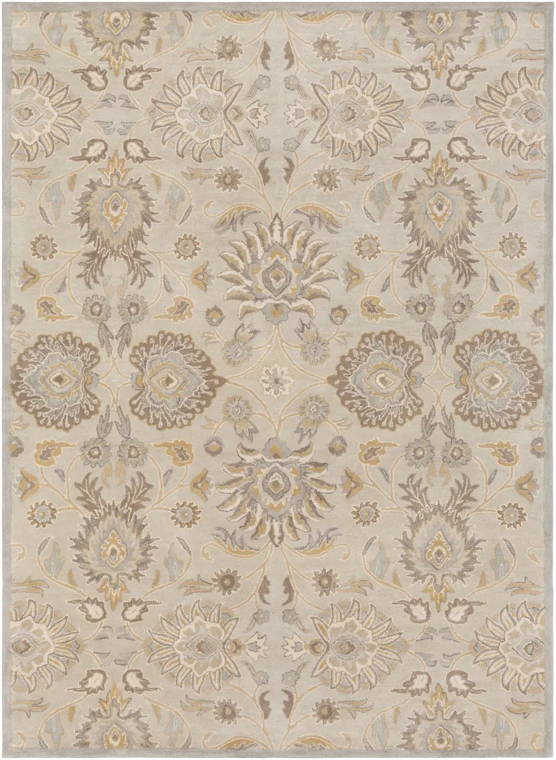 Sandstone Taupe Mediterranean-Inspired Hand-Tufted Rug 17