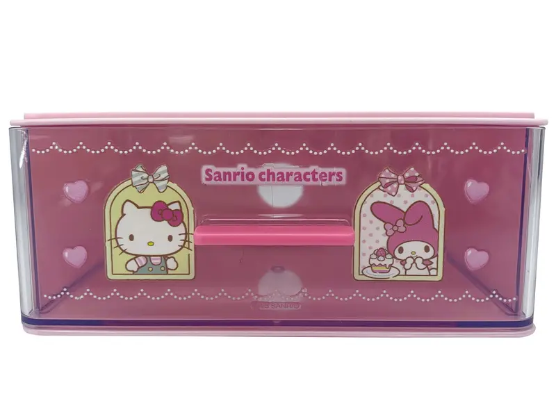 Sanrio Dustproof Storage Drawer – Compact Desk Organizer 1