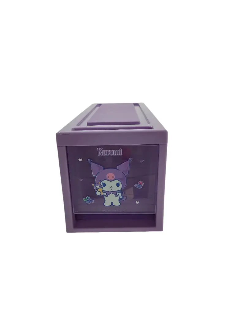 Sanrio Kuromi Stackable Storage Drawer – Modular Organizer With Dividers 1