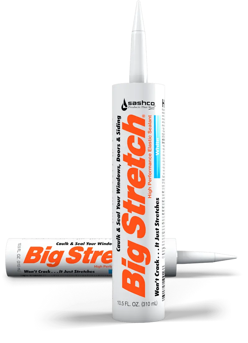 Sashco Big Stretch Premium White Caulking Tube 1