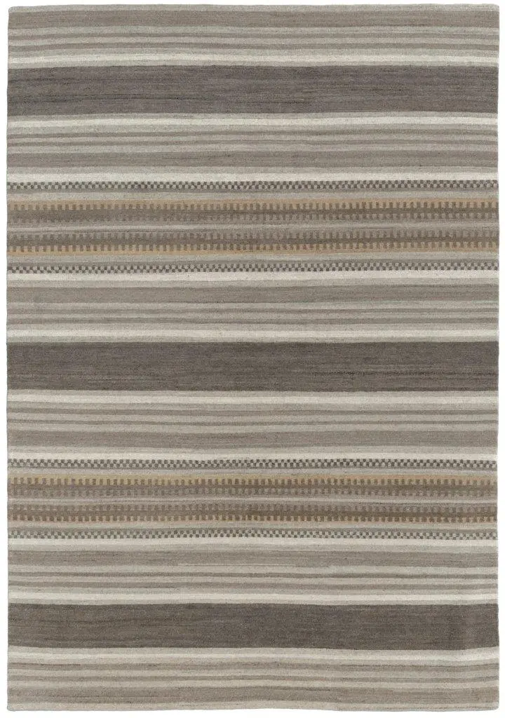 Serape Stripe Desert Southwest Hand-Knotted Area Rug By Pendleton 1