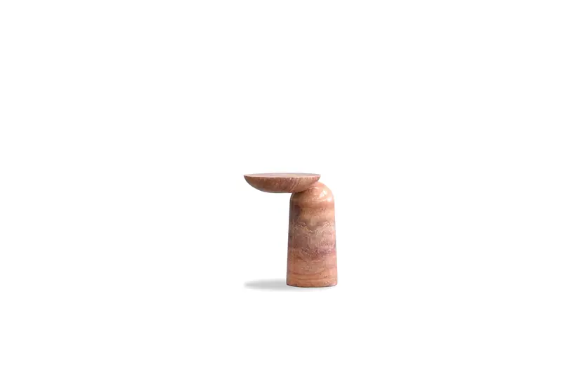 Shai Red Finish End Table 1