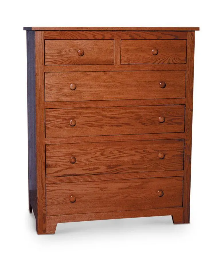 Shaker-Inspired 6-Drawer Chest Of Drawers
