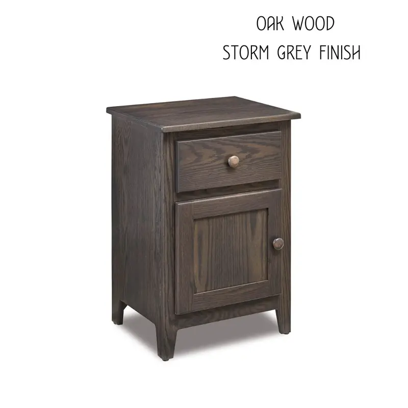 Shaker-Inspired Narrow Nightstand 1