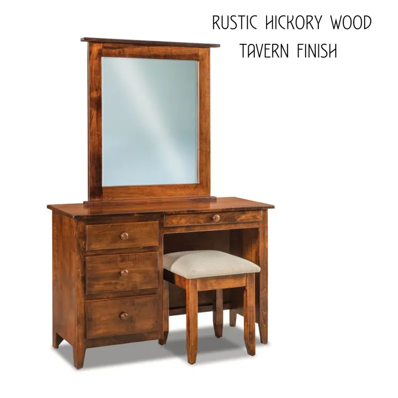 Shaker-Inspired Vanity And Stool Set 1