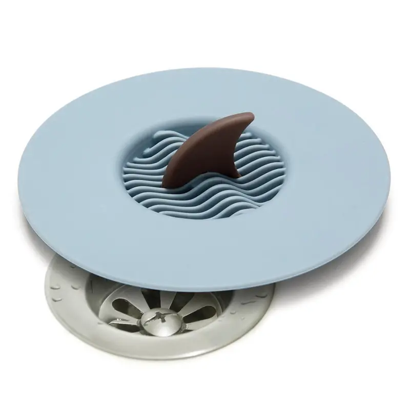 Shark-Fin Sink Drain Strainer For Easy Food Debris Removal 1