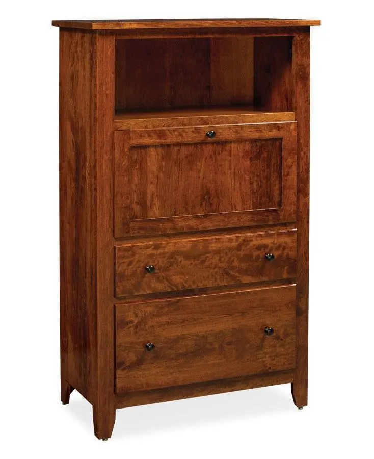 Shenandoah Laptop Cabinet Featuring File Storage