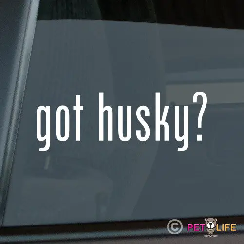 Siberian Husky Fan Decal 1