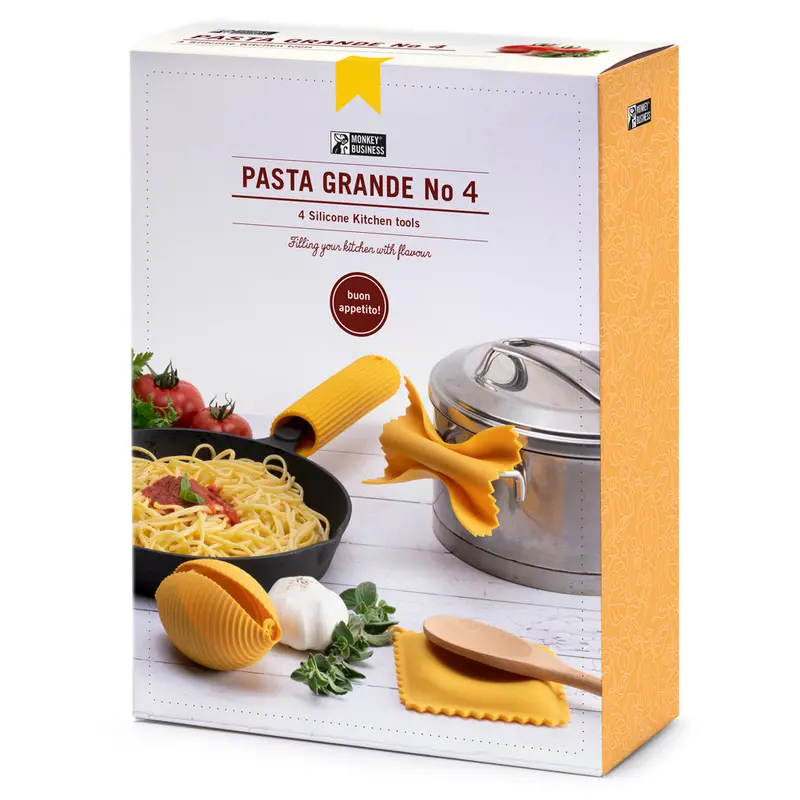 Silicone Pasta-Themed Kitchen Tool Set Gift Box | Pasta Grande No.4 1