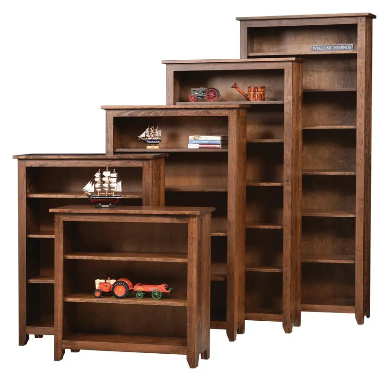 Simple Shaker-Style Bookcase – Clean Lines, Open Shelving 1