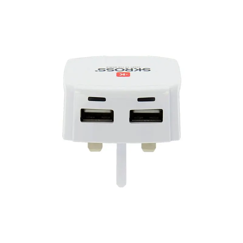 Skross Dual-Port Uk Usb Wall Charger 2