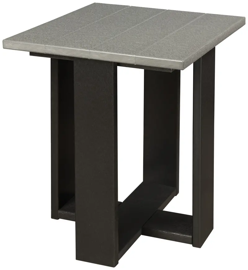 Sleek Modern Outdoor End Table – Weatherproof Side Table For Patios 1