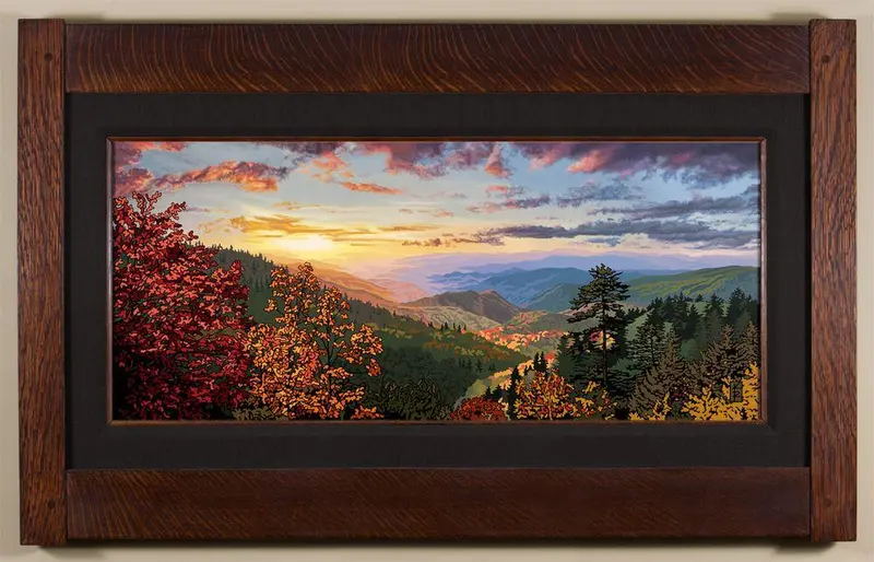 Smoky Mountain Autumn Giclée Art Print 1