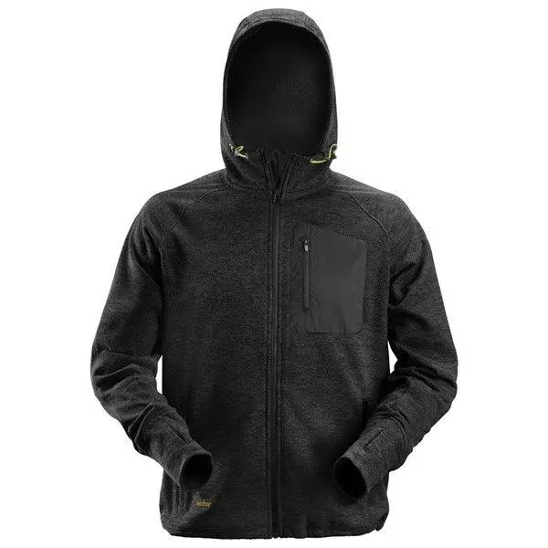 Snickers 8041 Flexiwork Fleece Hoodie – Solid-Black Technical Hoodie 1
