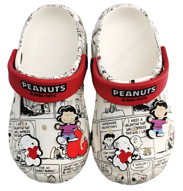 Snoopy Kids' All-Over-Print Clogs – Size 31–32 1