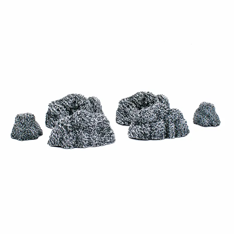Snow-Covered Bushes Terrain Piece 1