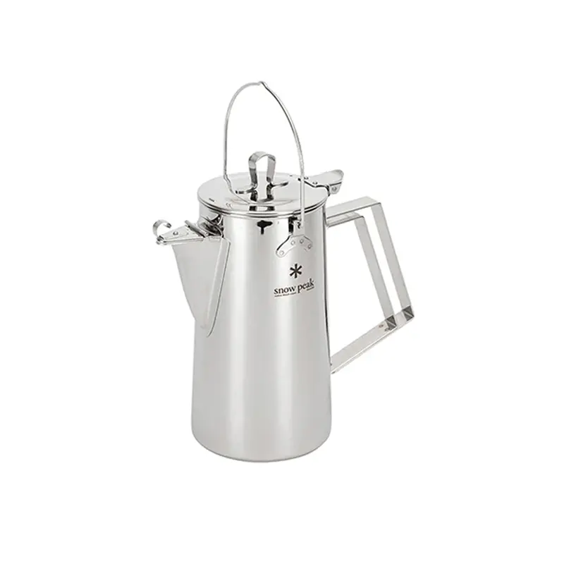 Snow Peak 1.8L Enamel-Coated Kettle – Campsite Boiling Essential 1