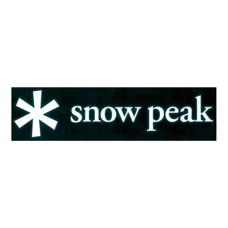 Snow Peak Asterisk Logo Sticker – Medium And Large Sizes 1