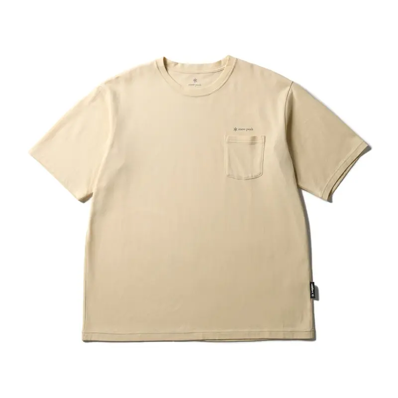 Snow Peak C&A Graphic Short Sleeve T-Shirt – Heritage-Inspired Pocket Print 1