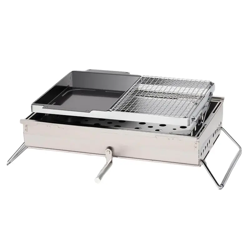 Snow Peak Double Compartment Bbq Box 1