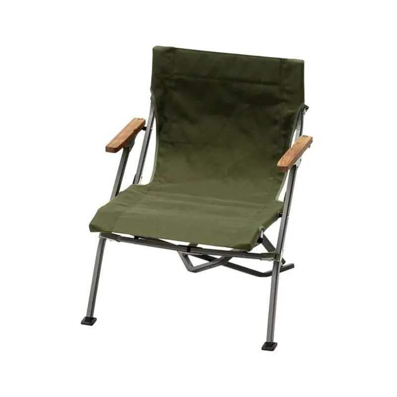 Snow Peak Luxury Low-Profile Beach Chair – Forest Green 1