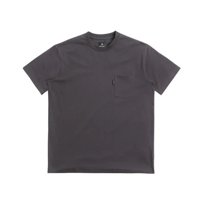 Snow Peak New Standard Pocket T-Shirt – Charcoal Hue 1
