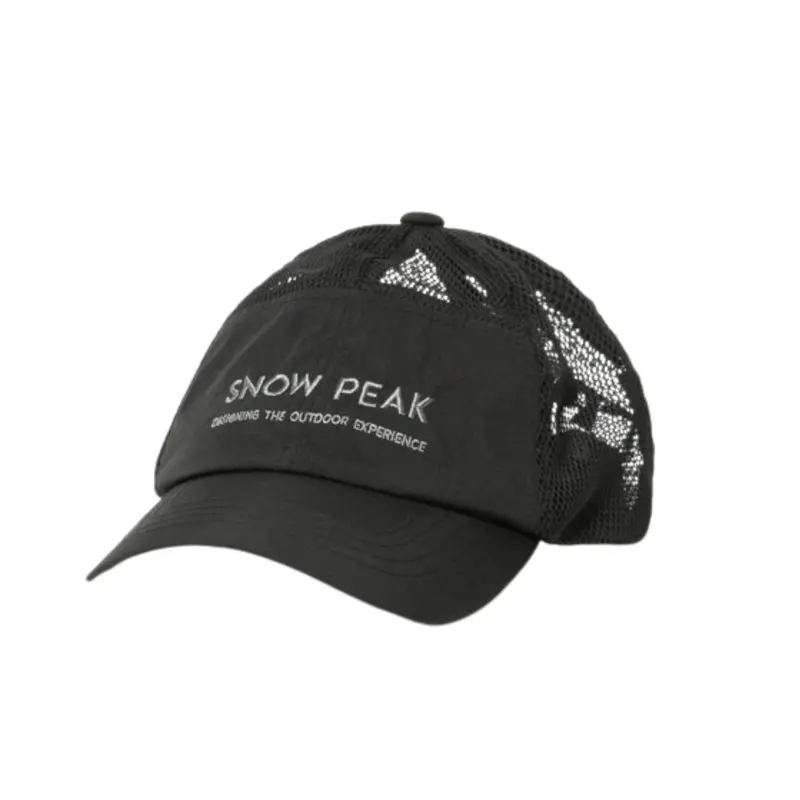 Snow Peak Six-Panel Mesh Cap – Ventilated, Lightweight, Sporty Fit 1