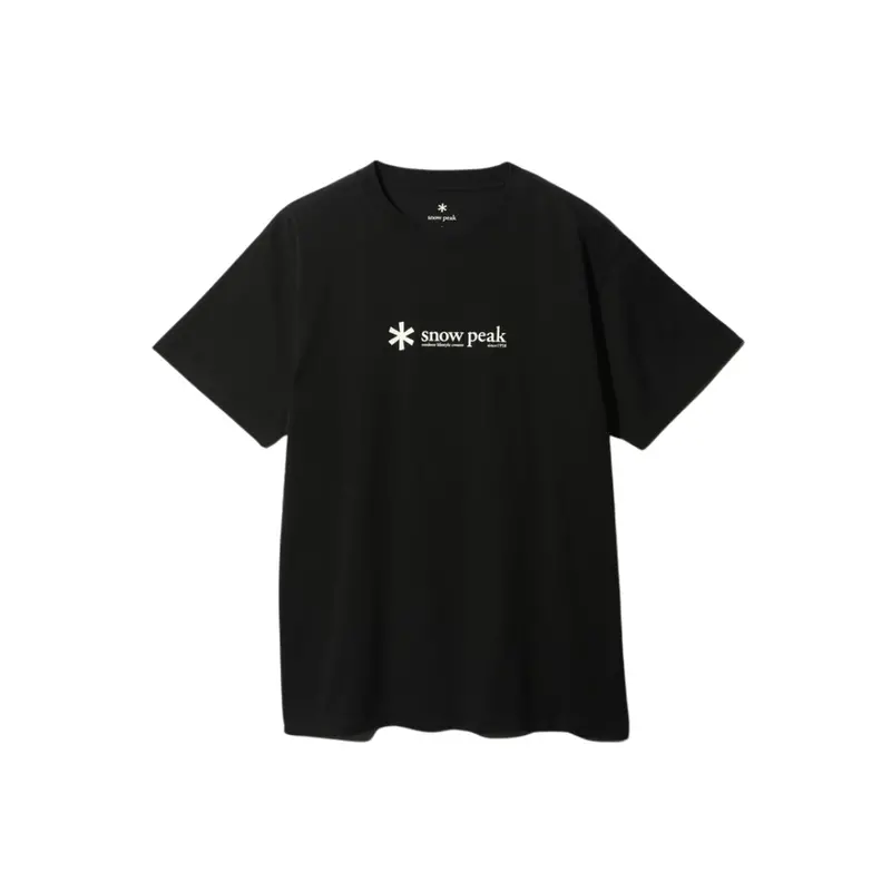 Snow Peak Soft Cotton Logo T-Shirt – Premium Comfort, Minimalist Design 1