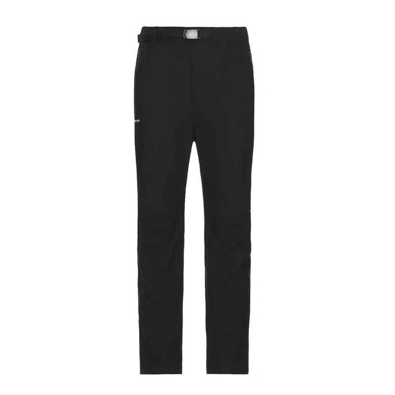 Snow Peak Stretch Cloth Travel Pants – Slim-Fit, Black, Quick-Dry Fabric 1