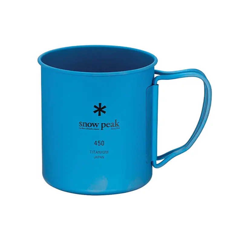 Snow Peak Ti-Single 450Ml Titanium Cup – Lightweight Anodized Camp Cup 1