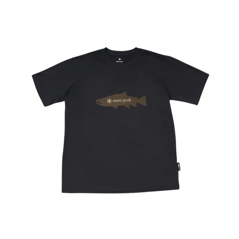 Snow Peak Yamame Short Sleeve Graphic T-Shirt – Casual Outdoor Lifestyle Design 1